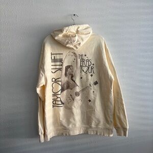 Taylor Swift The Eras Tour Ivory Fearless Heart Photo Hoodie‎ - Size XL
